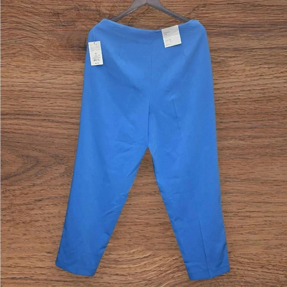 Size 10 Mid-Rise Slim Straight Fit Side Split Trousers Blue A New Day - Picture 5 of 8